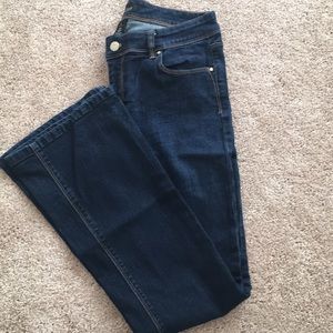 White House Black Market size 8 short flare jeans